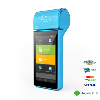 MIFARE card, CPU card, NFC and E passport reading pos system/android pos terminal